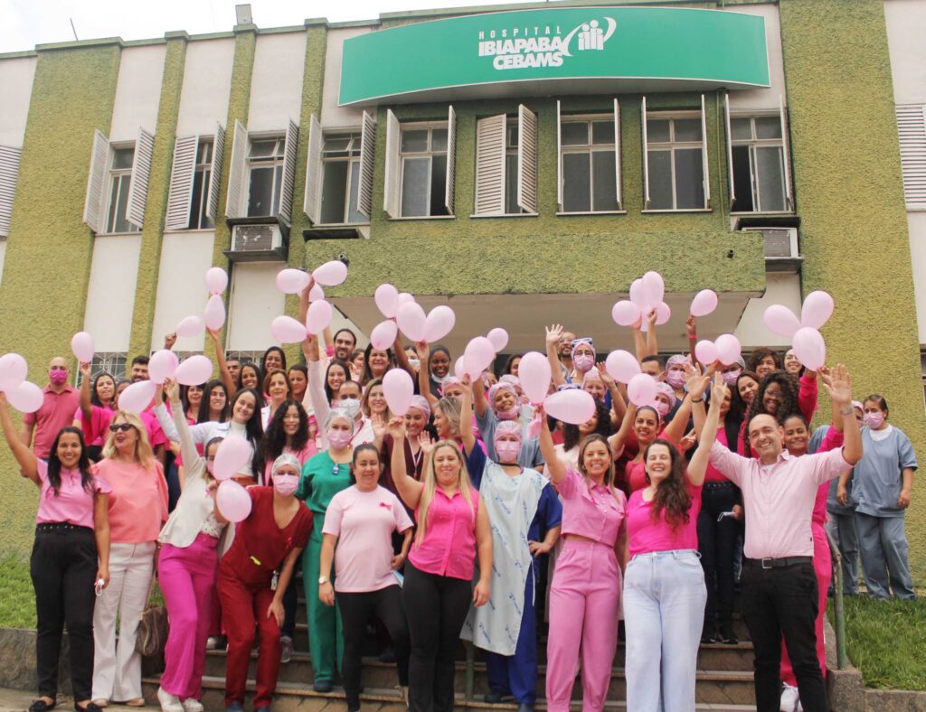 Hospital Ibiapaba CEBAMS celebra o Dia Rosa 2023. Imagem: Ricardo Rios/SECOM/HIC